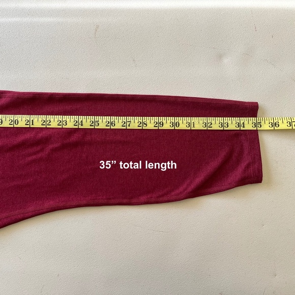 EUC Gaiam yoga pants size XL wine red - Picture 8 of 14